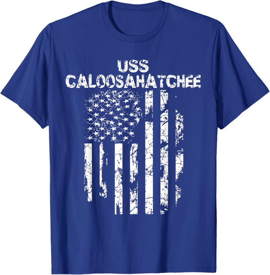 USS Caloosahatchee Veteran T-Shirt - T-Shirt | Royal