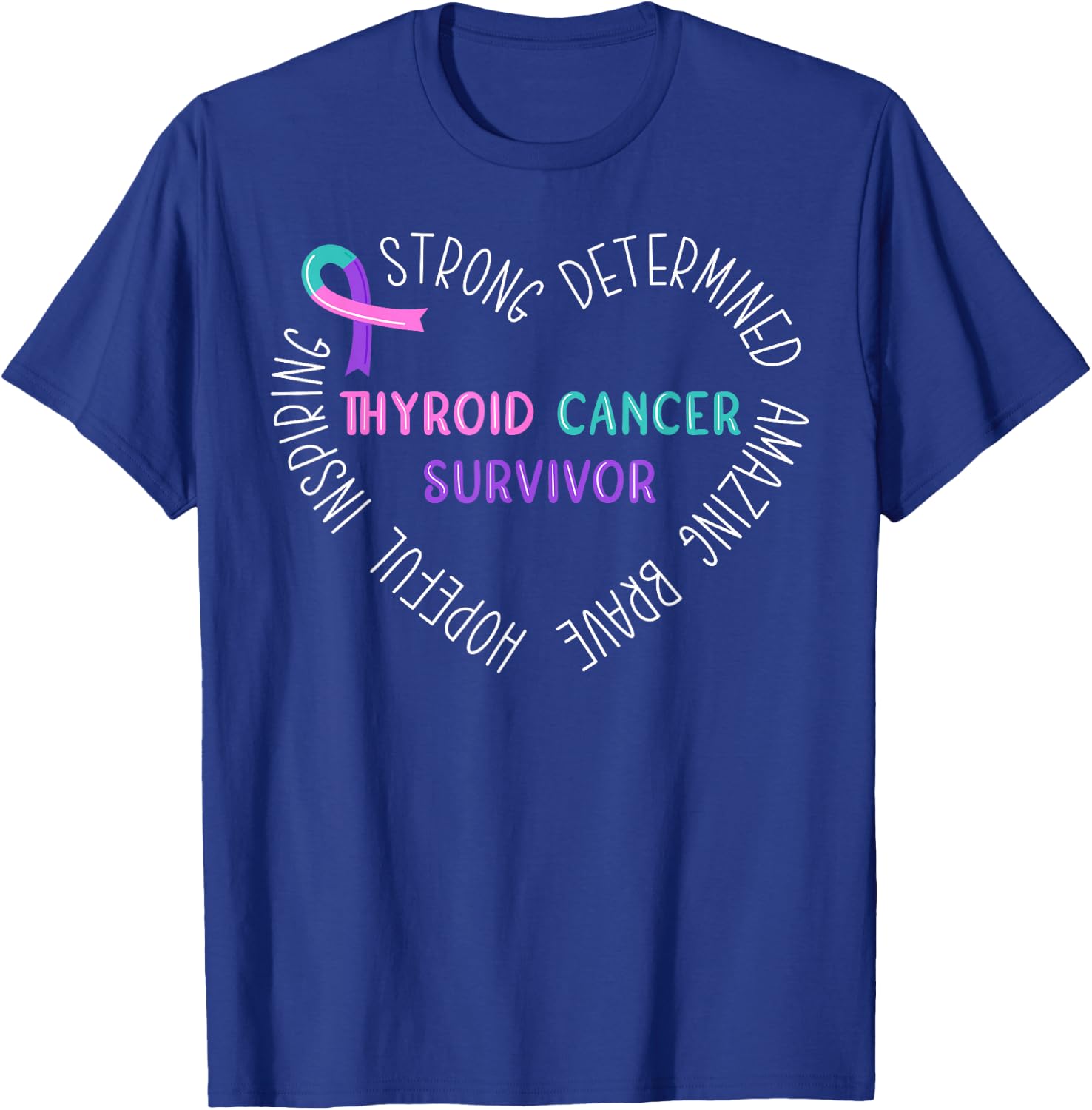 Thyroid Cancer Survivor T-Shirt - T-Shirt | Royal