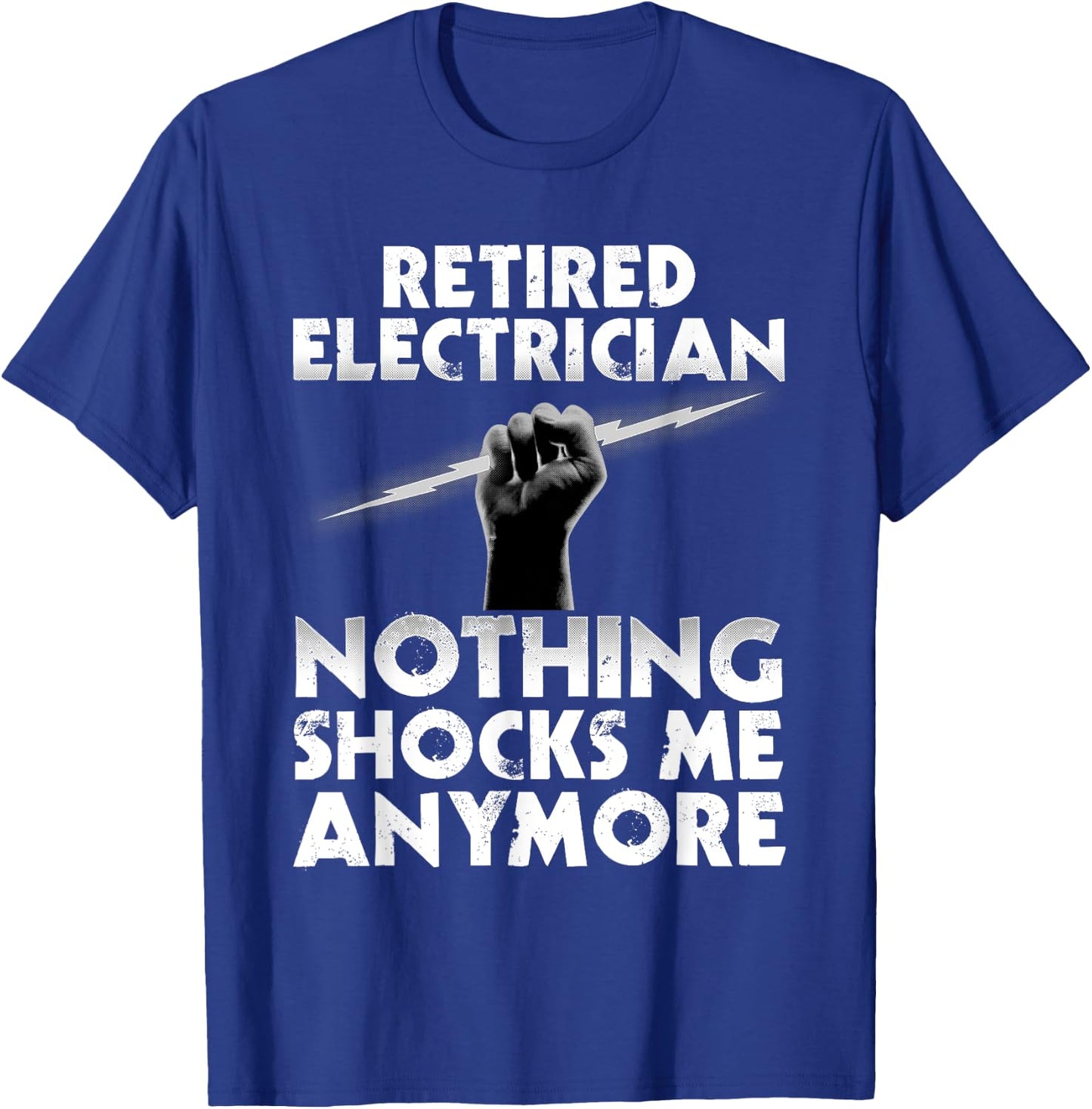 Electrician Retirement Art Women Retired Electrician T-Shirt - T-Shirt | Royal