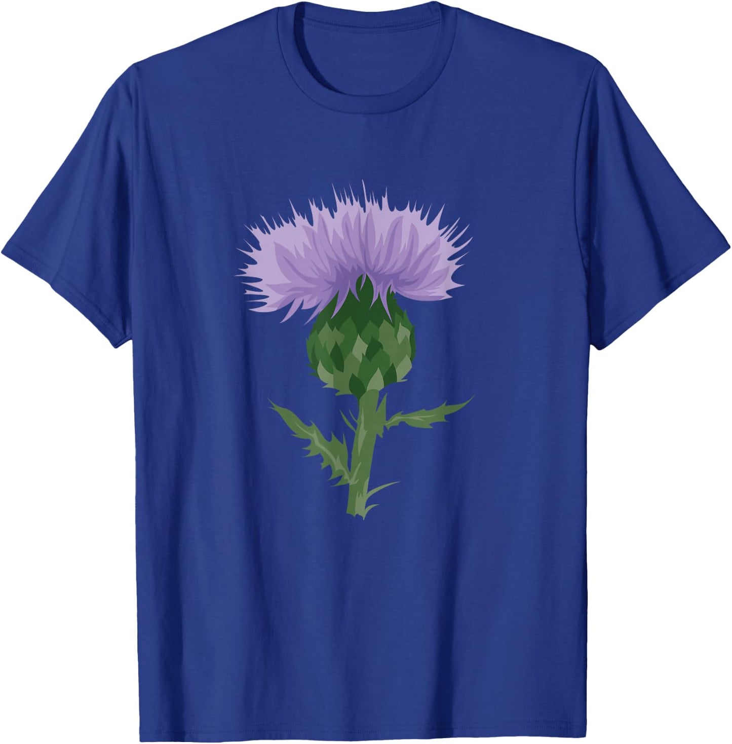 Scottish Thistle Flower of Scotland T-Shirt - T-Shirt | Royal