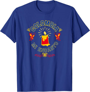 Disney Encanto Colombia Mi Encanto Candle T-Shirt - T-Shirt | Royal