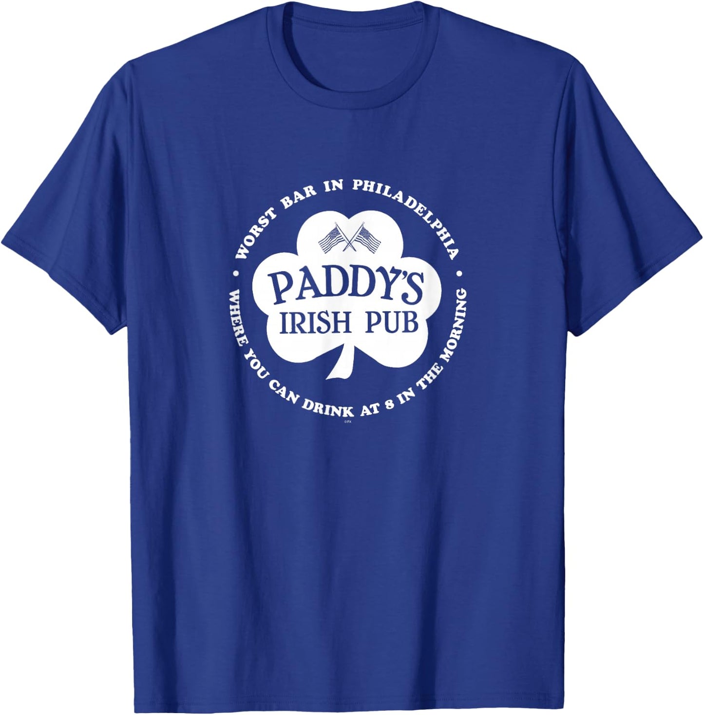 It's Always Sunny in Philadelphia Paddy's Shamrock Logo TV T-Shirt - T-Shirt | Royal