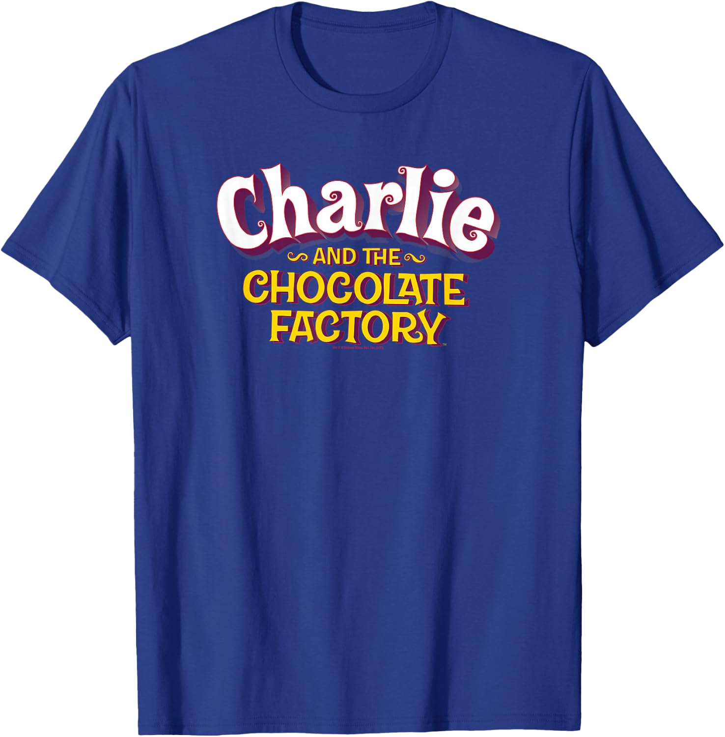 Charlie and The Chocolate Factory Logo T-Shirt - T-Shirt | Royal