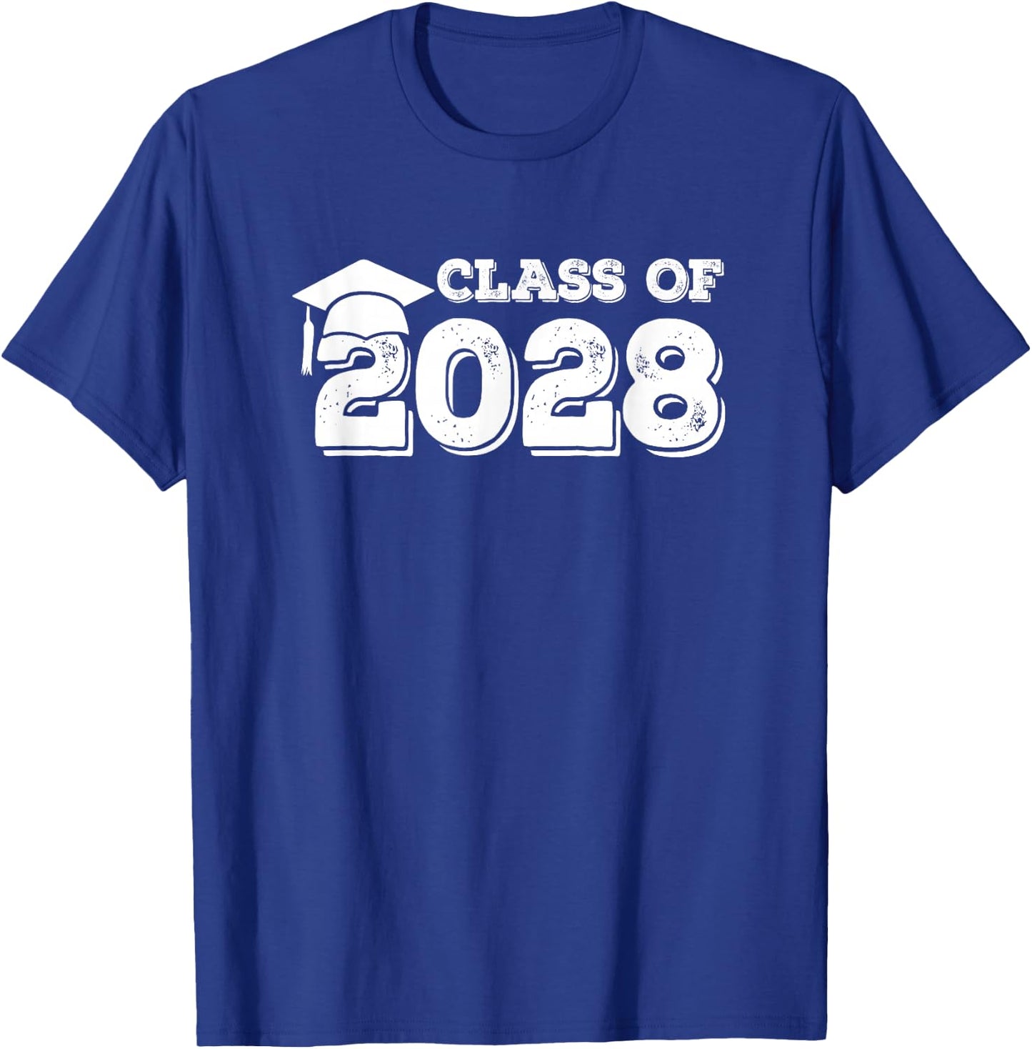 Class of 2028 Shirt Senior Graduation 2028 T-Shirt - T-Shirt | Royal