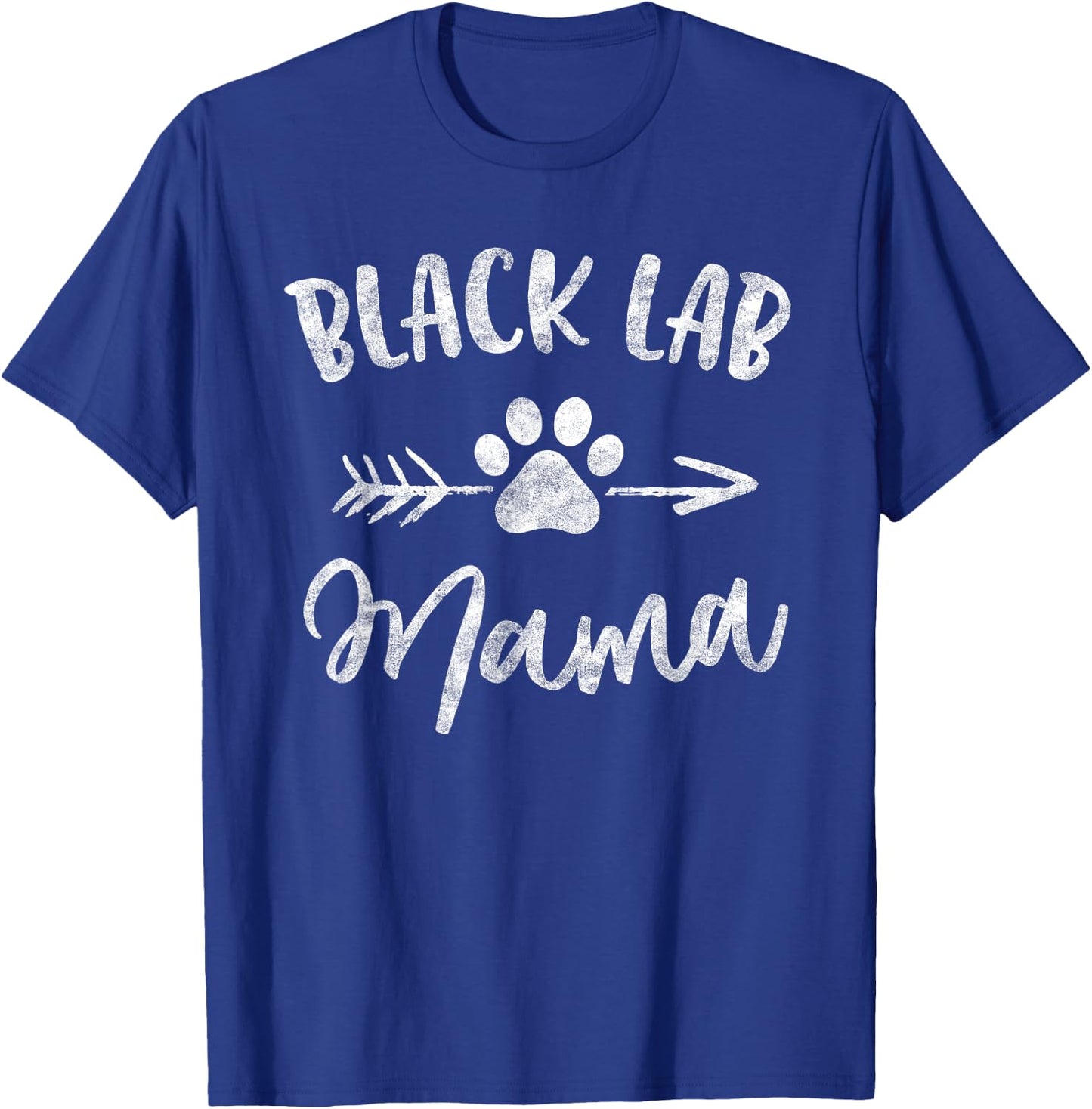 Black Lab Mama Labrador Retriever Lover Gifts Dog Mom Mother Women Girls Kids T-Shirt - T-Shirt | Royal
