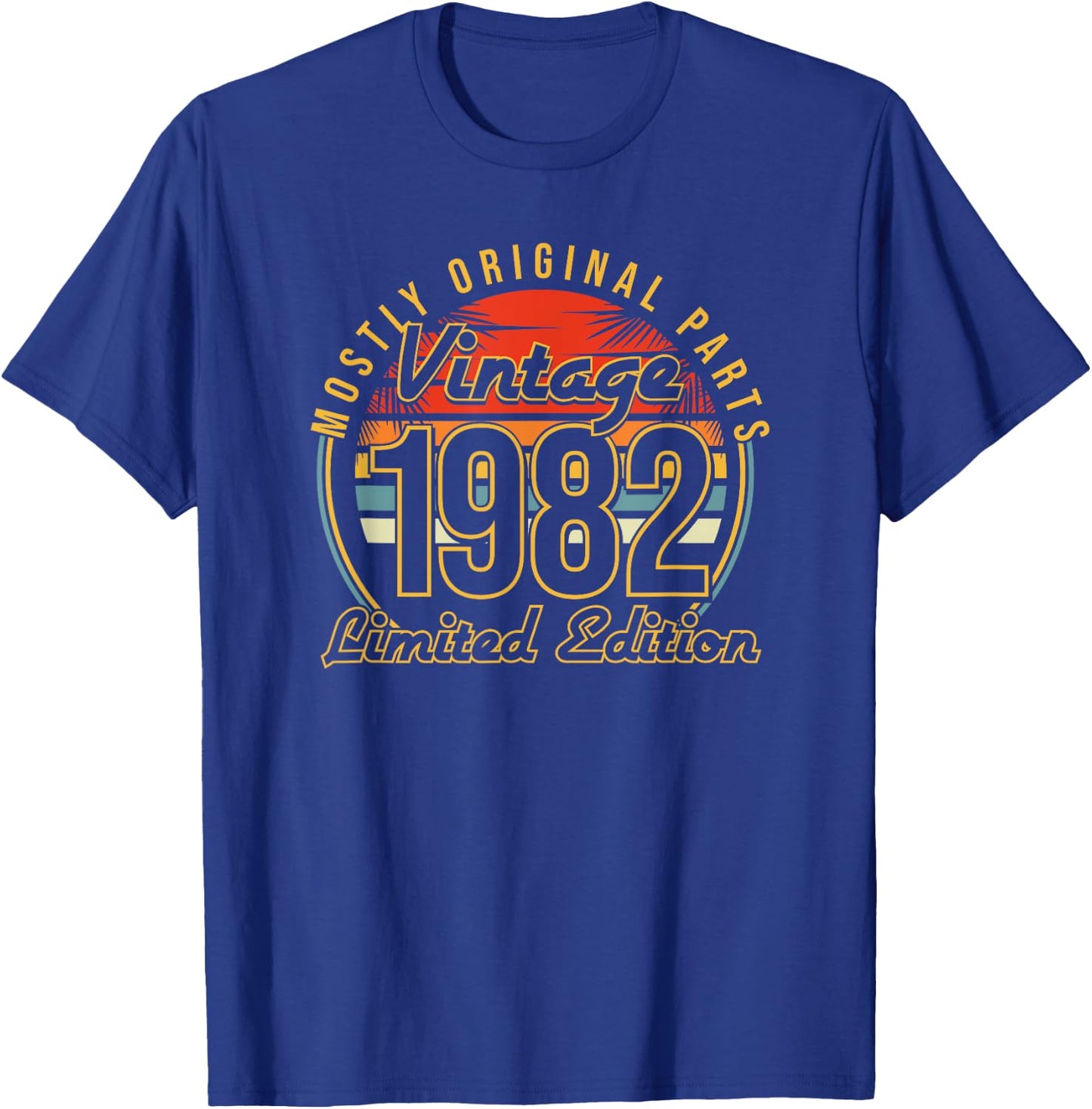 Mostly Original Parts Vintage 1982 T-Shirt - T-Shirt | Royal