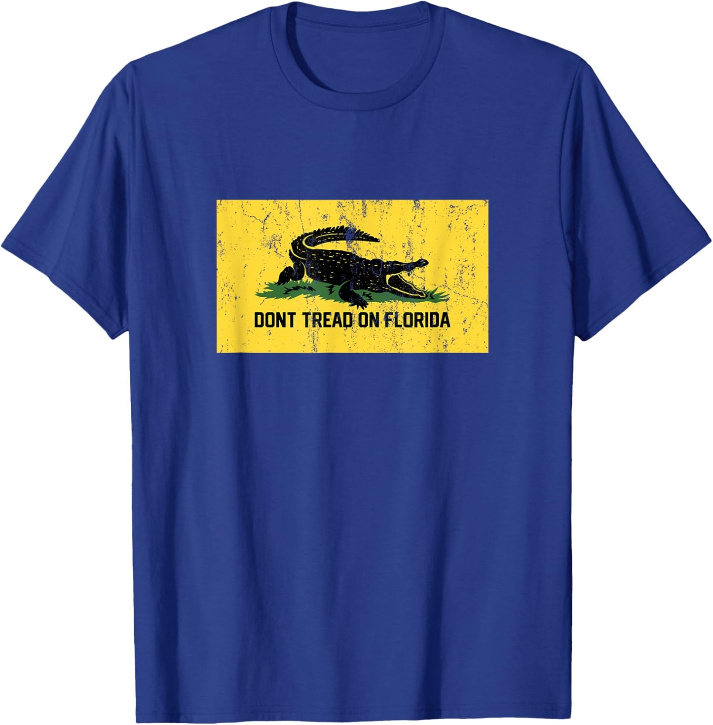 Don't Tread On Florida - Gadsden Flag - Ron DeSantis Gator T-Shirt - T-Shirt | Royal