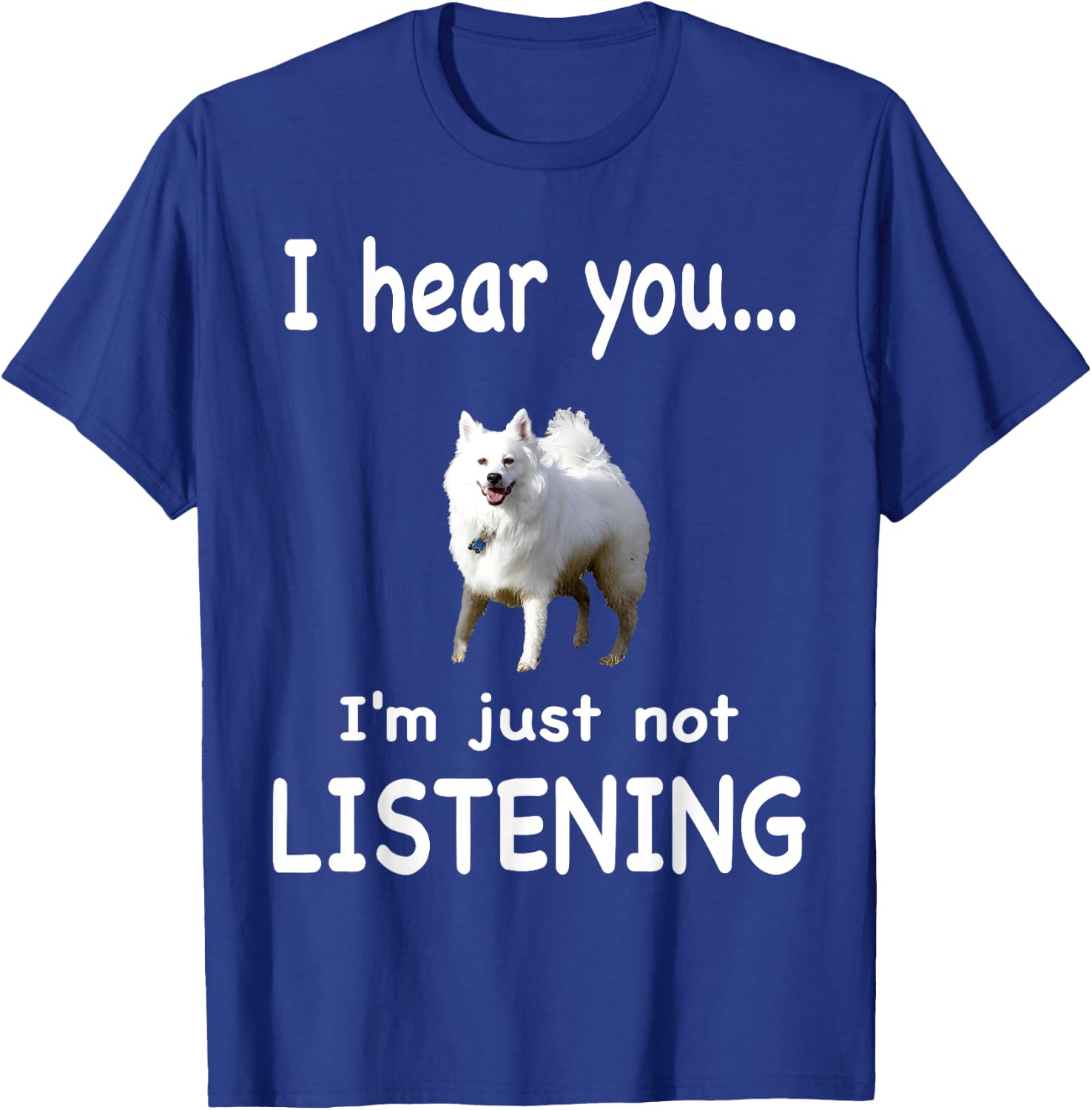American Eskimo Dog T-Shirt - T-Shirt | Royal