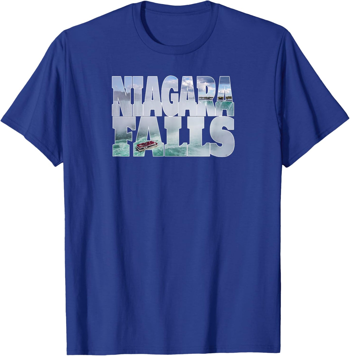 Niagara Falls Maid of Mist Waterfall Boat Tourist Souvenir T-Shirt - T-Shirt | Royal