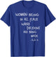 Equal Rights Women Rights Political Feminism Feminist Gift T-Shirt - T-Shirt | Royal