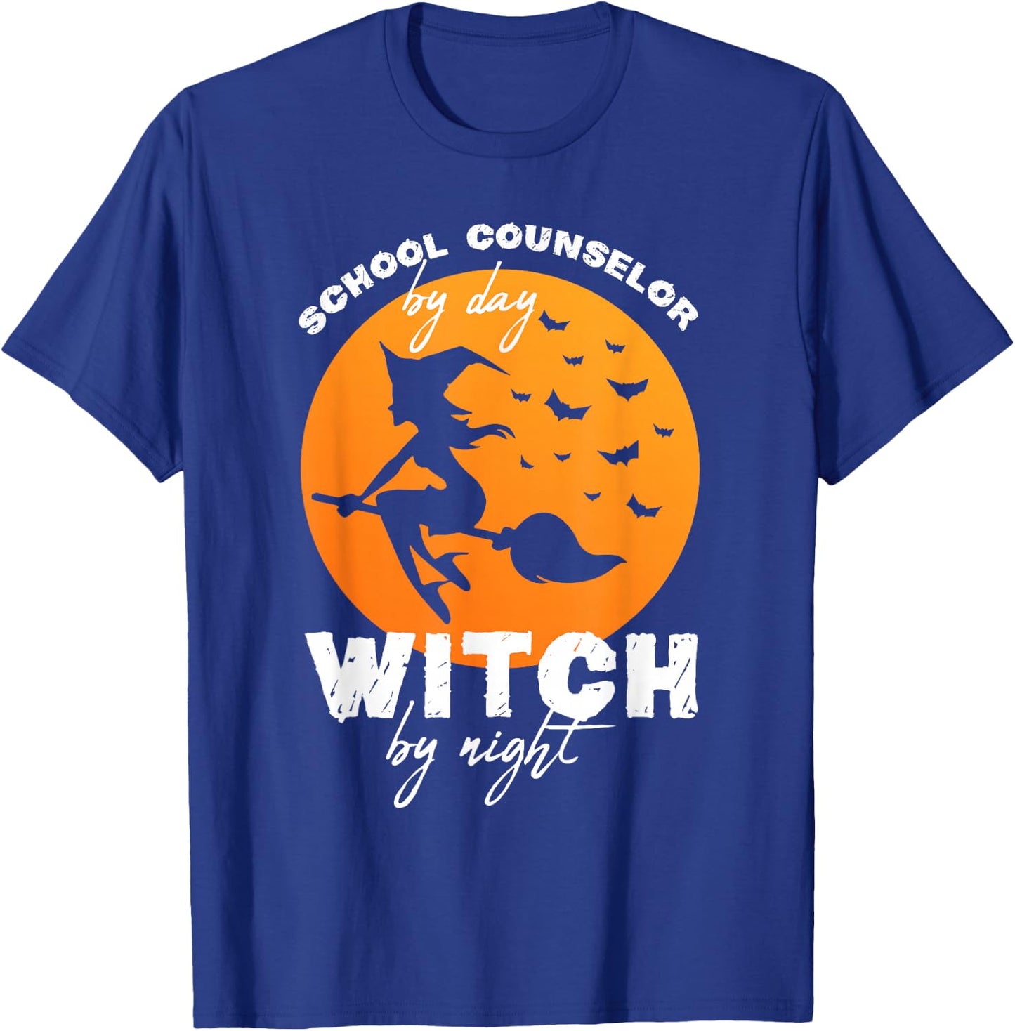 Halloween School Counselor T-Shirt - T-Shirt | Royal