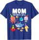 Cute Sea Animals Ocean Creatures Party Mom Birthday Crew T-Shirt - T-Shirt | Royal