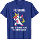 Unicorn Mema Girl Birthday Party Apparel MemaCorn Cute T-Shirt - T-Shirt | Royal