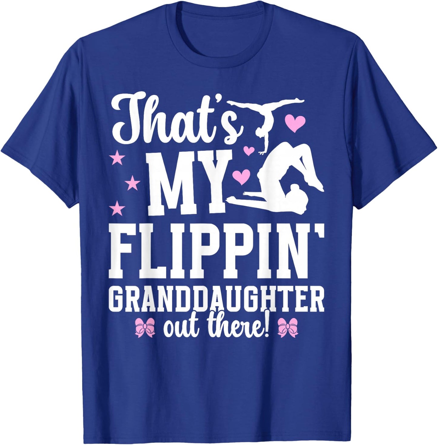 Flippin' Granddaughter Gymnastics Gigi Of A Gymnast Gigi T-Shirt - T-Shirt | Royal
