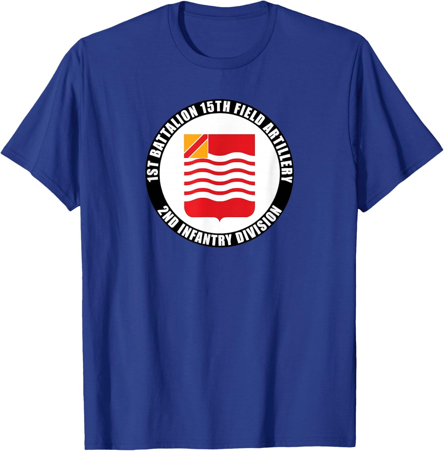1st Battalion 15th Field Artillery 2nd Infantry Division T-Shirt - T-Shirt | Royal