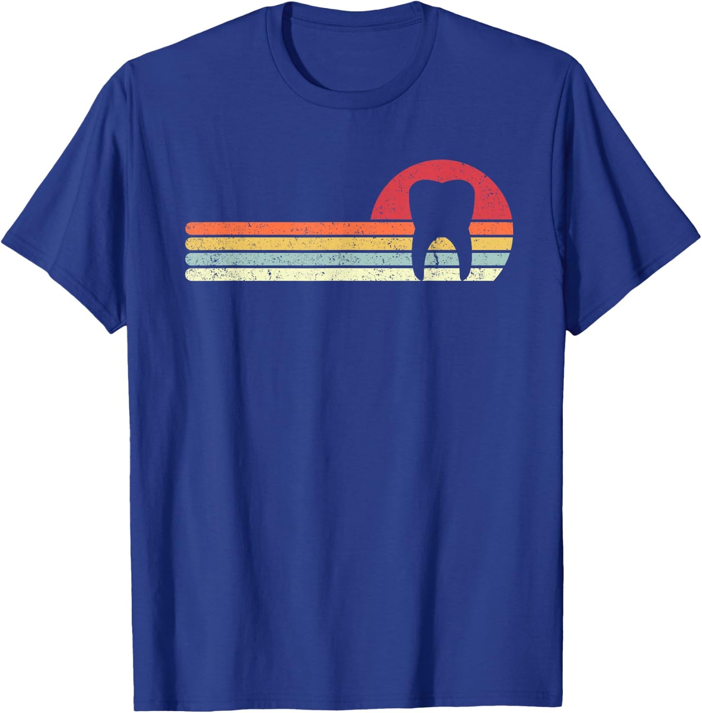 Dentist Shirt. Retro Style Tooth T-Shirt - T-Shirt | Royal