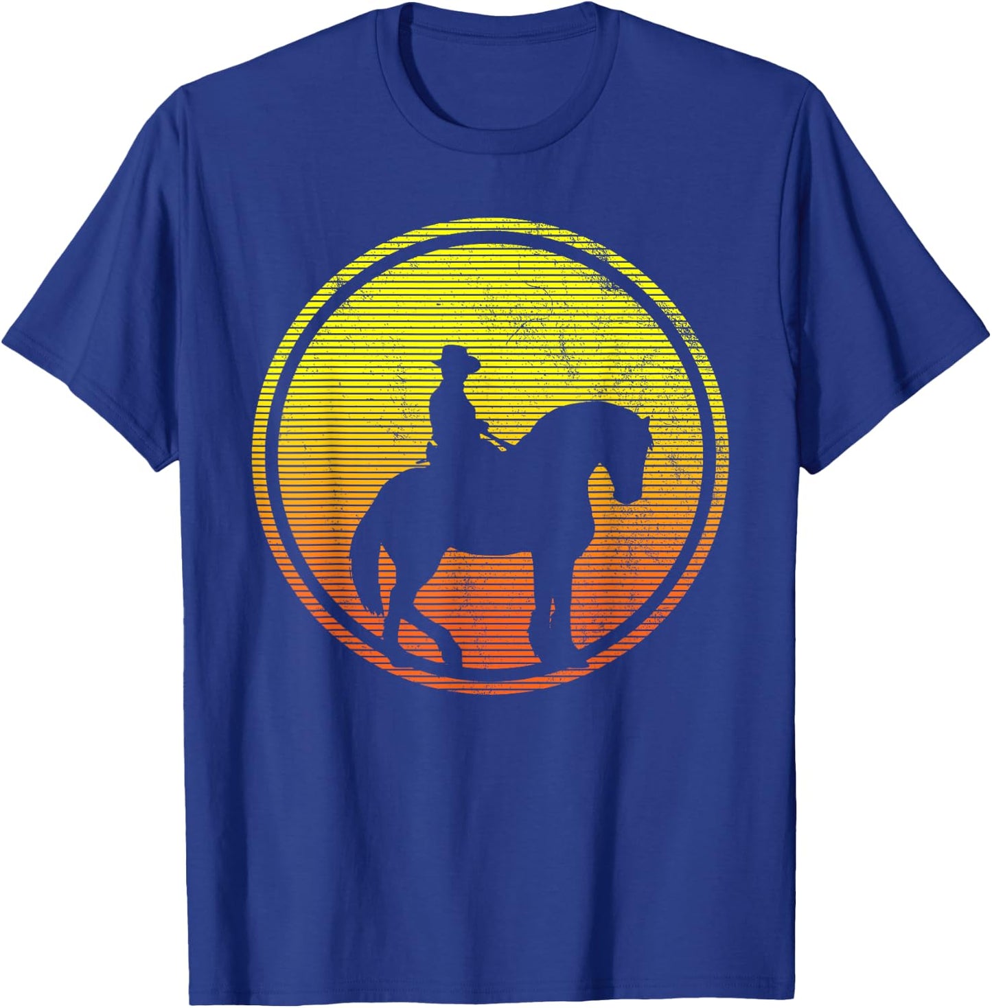 Cowboy Wild West Western Gift T-Shirt - T-Shirt | Royal