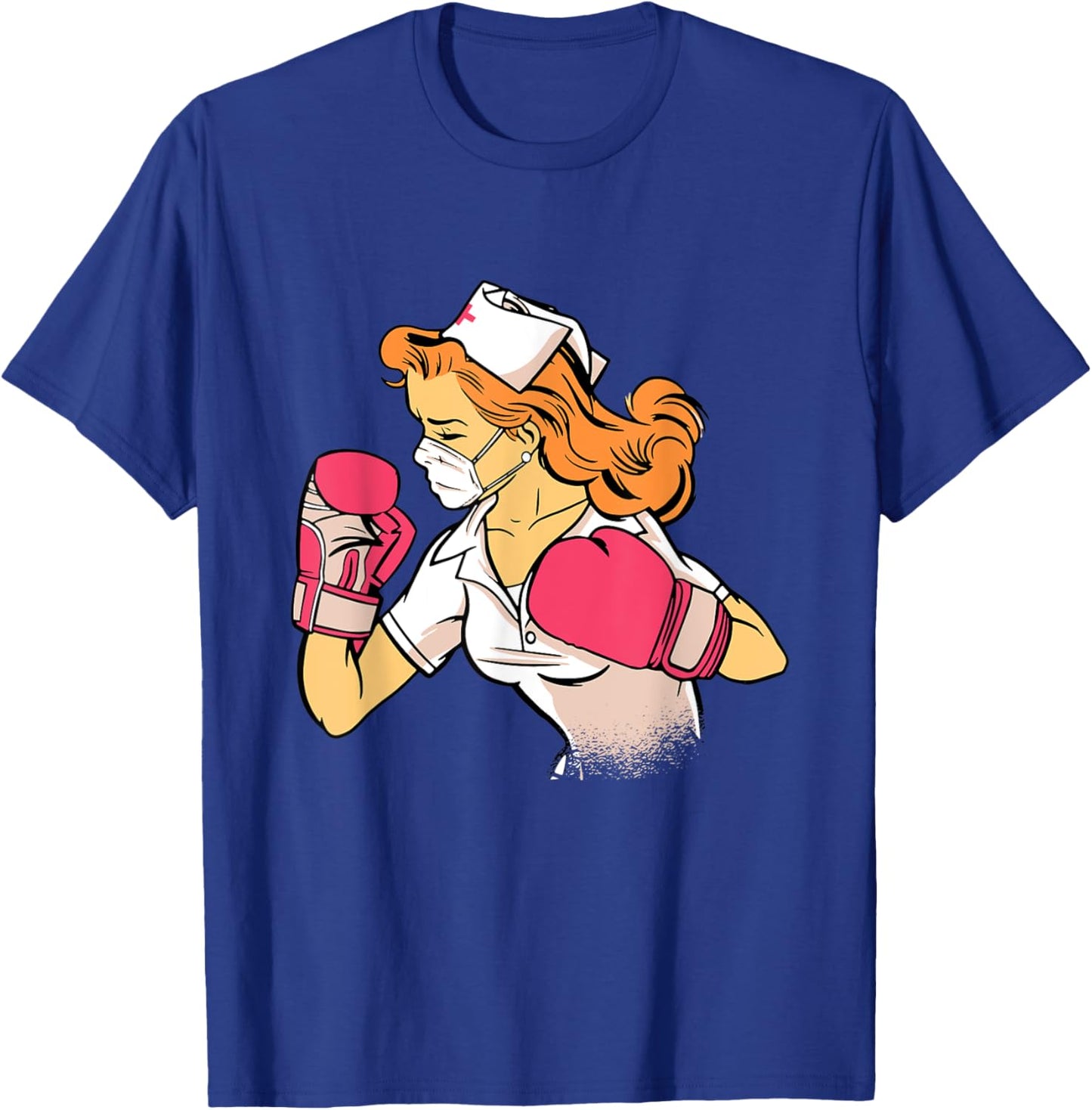 Nurse Boxer T-Shirt - T-Shirt | Royal