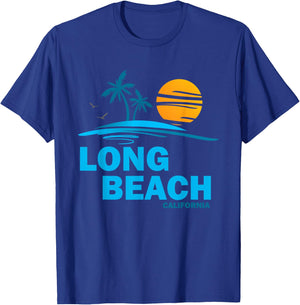 Long Beach California Souvenir T-Shirt - T-Shirt | Royal