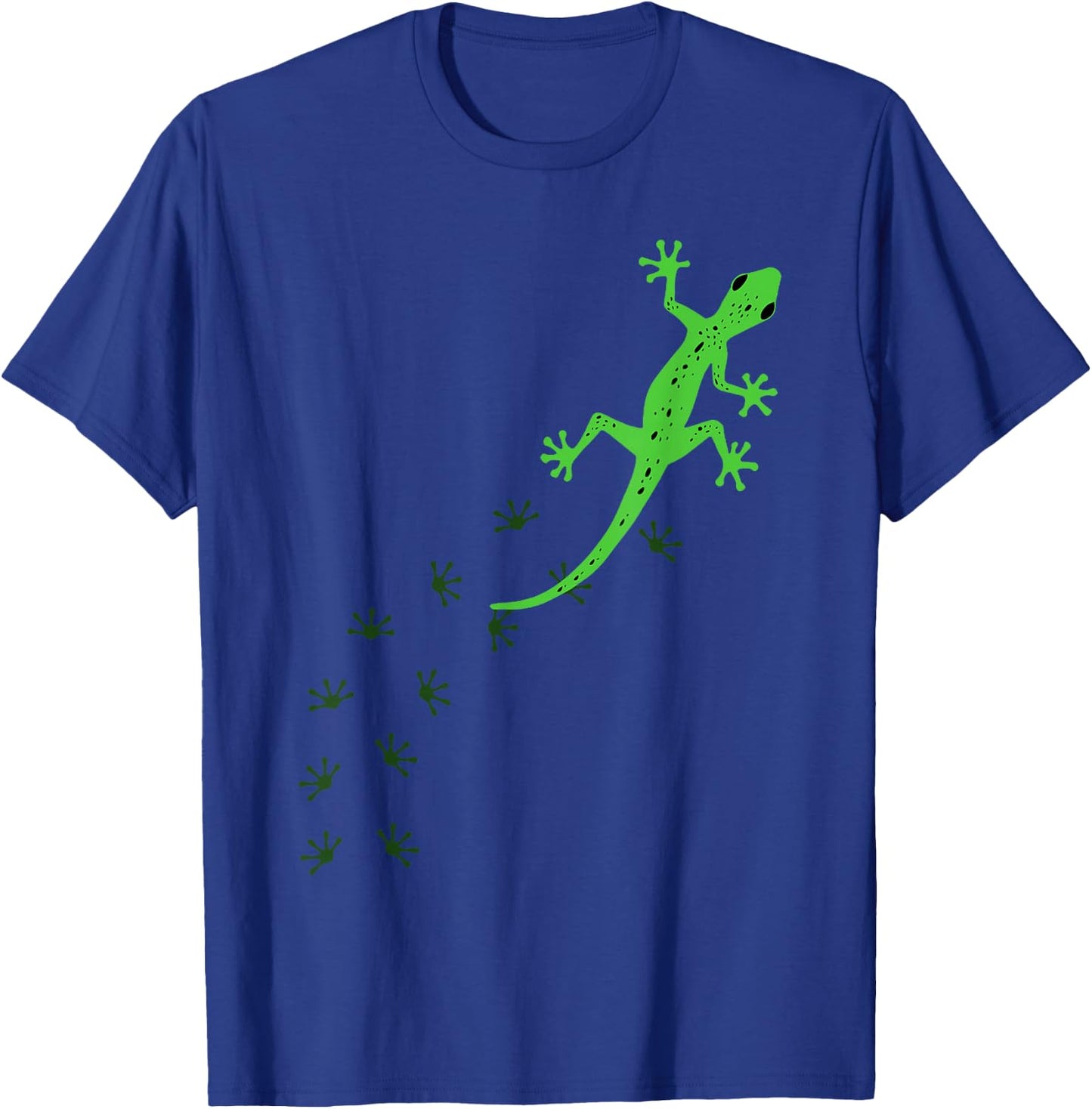 Cool Lizard Design Women Gecko Pet Animal Creature , Black T-Shirt - T-Shirt | Royal