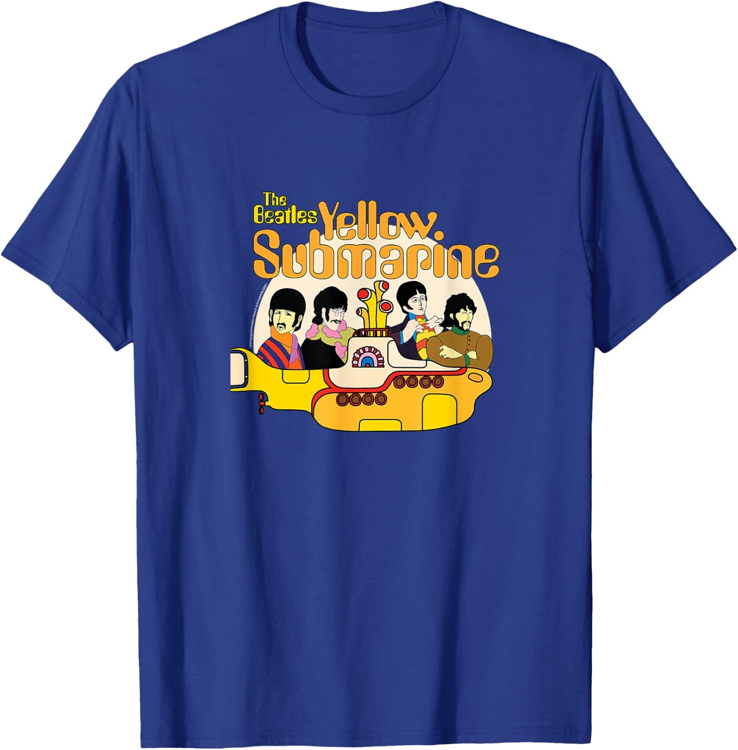 The Beatles - We All Live In A Yellow Submarine T-Shirt - T-Shirt | Royal
