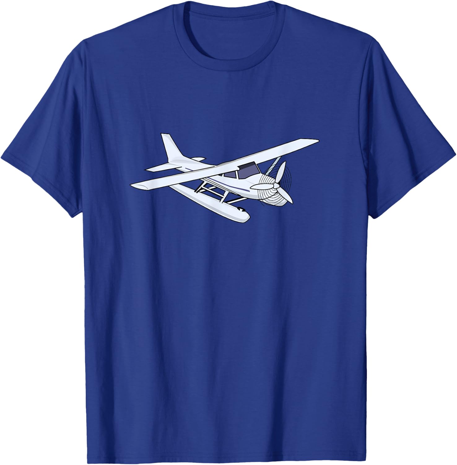 Float Plane Aeroplane Aviation T-Shirt - T-Shirt | Royal