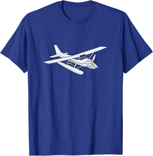 Float Plane Aeroplane Aviation T-Shirt - T-Shirt | Royal