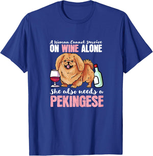 Pekingese Dog Owner Gift - I Love My Pekingese Dog T-Shirt - T-Shirt | Royal