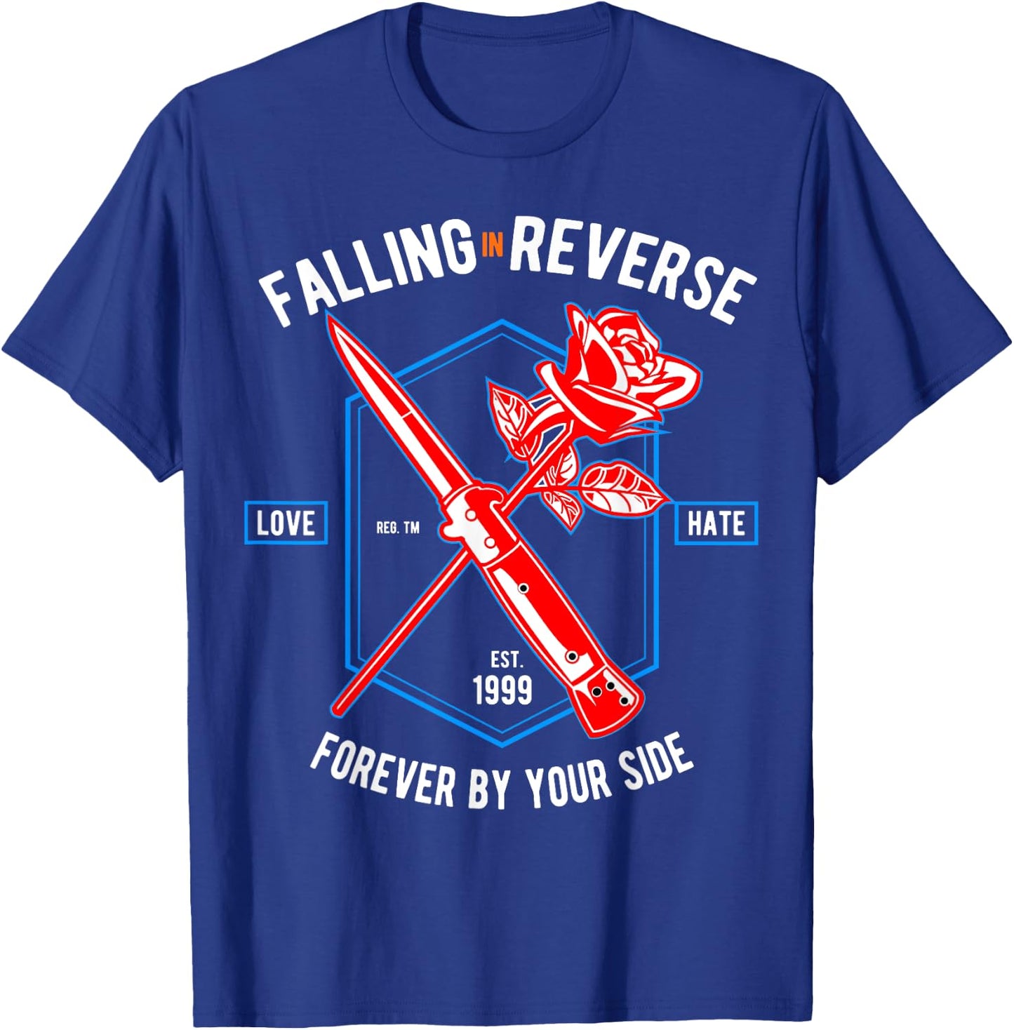 Falling In Reverse Vintage 90s T Shirt Forever By Your Side T-Shirt - T-Shirt | Royal