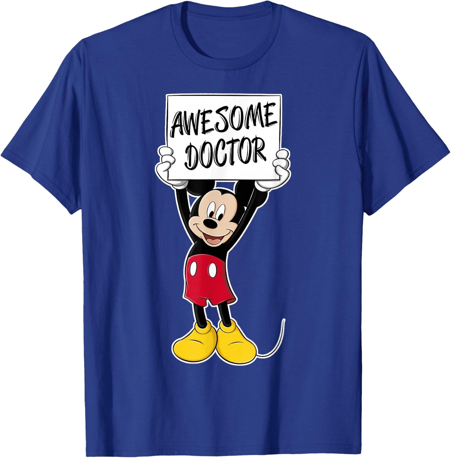 Disney Mickey Mouse Awesome Doctor T-Shirt - T-Shirt | Royal