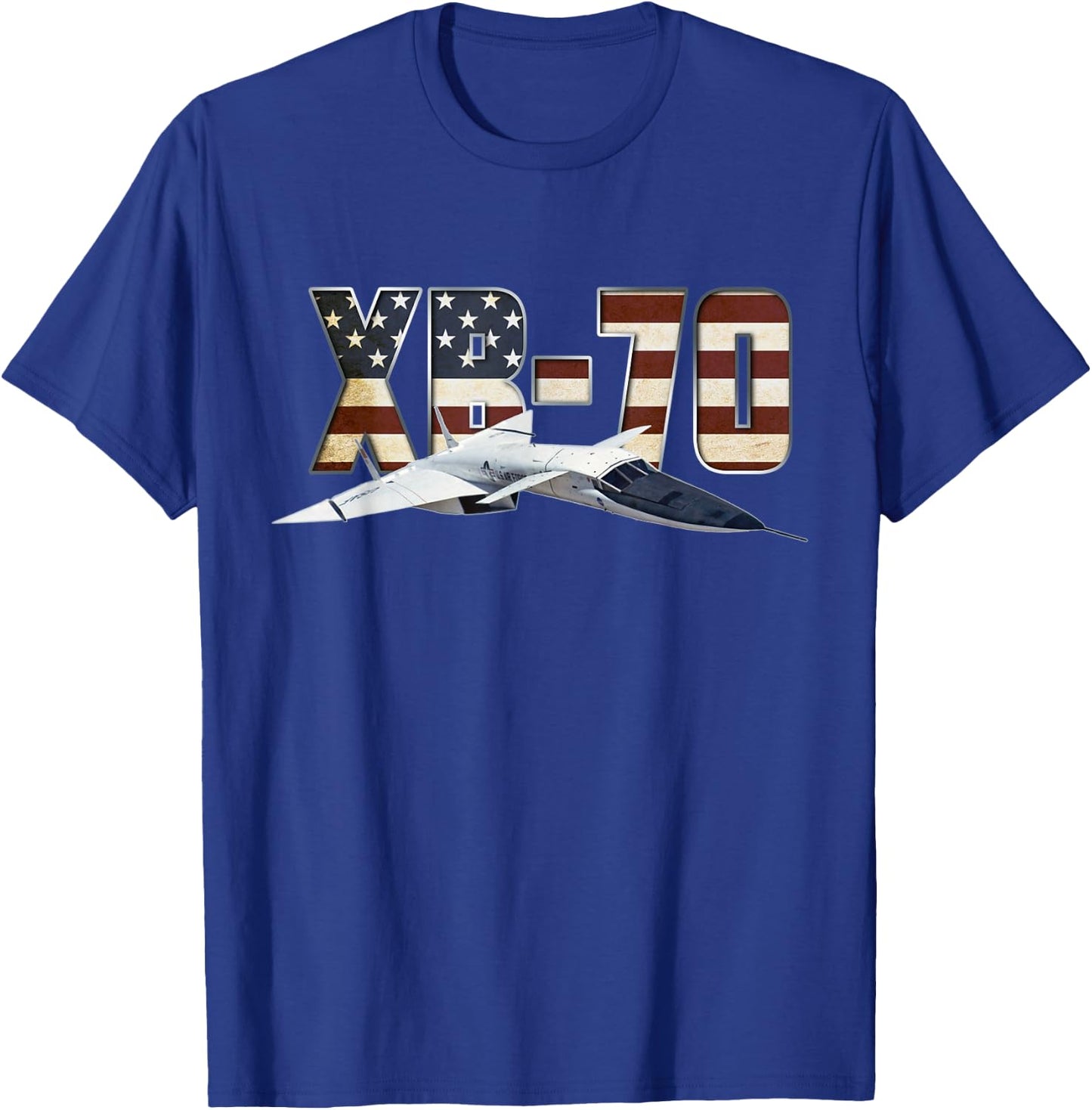 XB-70 Valkyrie US Bomber Jet Aircraft Plane Airplane T-Shirt - T-Shirt | Royal