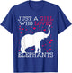 Elephant Elephant Just A Girl Who Loves T-Shirt - T-Shirt | Royal