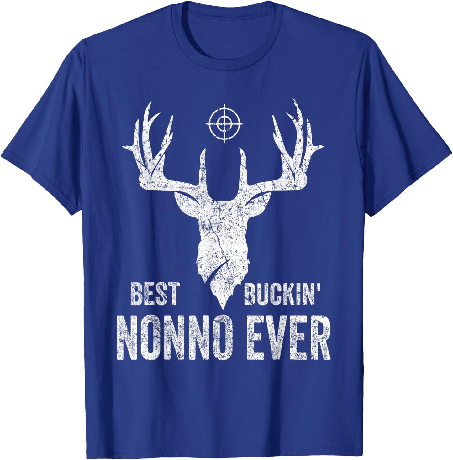 Best Buckin Nonno Ever Deer Hunters T-Shirt - T-Shirt | Royal