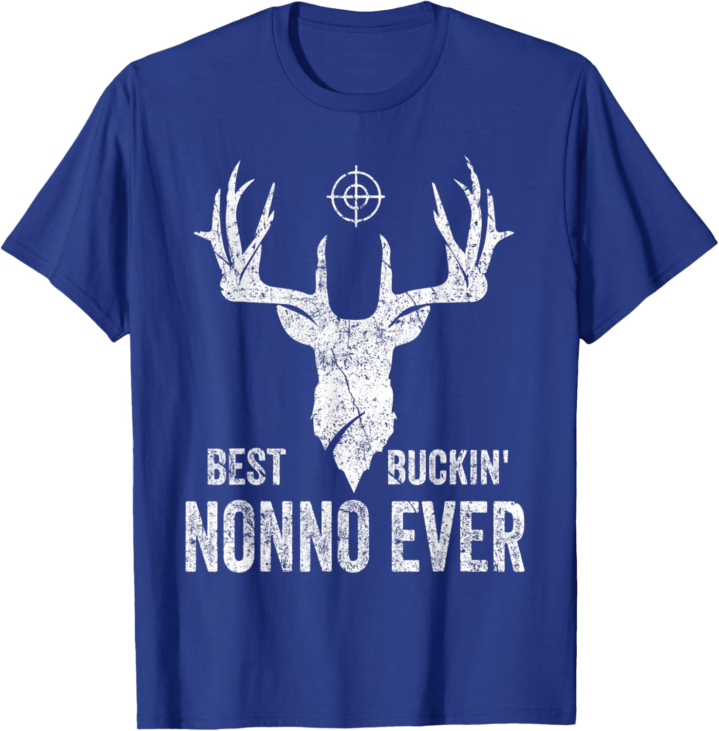 Best Buckin Nonno Ever Deer Hunters T-Shirt - T-Shirt | Royal