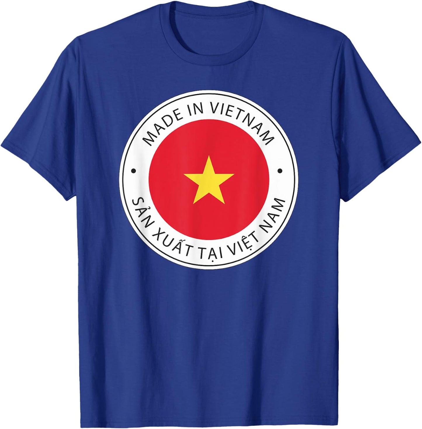 Made In Vietnam Flag T-Shirt - T-Shirt | Royal