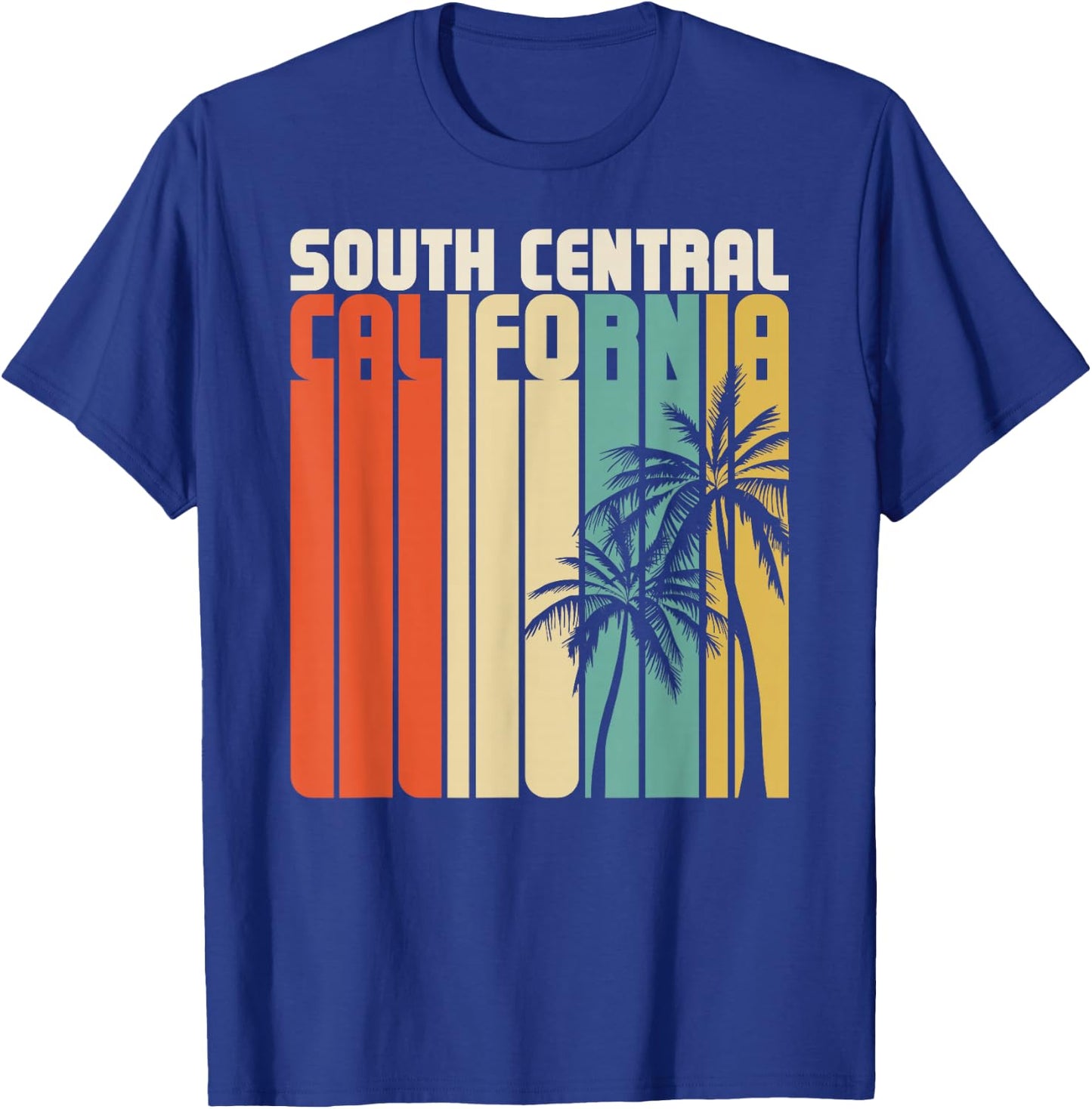 South Central Los Angeles Street LA Slauson Crenshaw 323 LA T-Shirt - T-Shirt | Royal