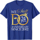 We Still Do 24 Year Since 2002 24th Wedding Anniversary T-Shirt - T-Shirt | Royal