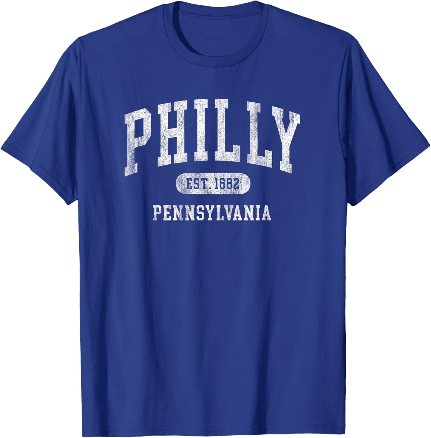 Philadelphia Pennsylvania retro throwback Philly Souvenir T-Shirt - T-Shirt | Royal