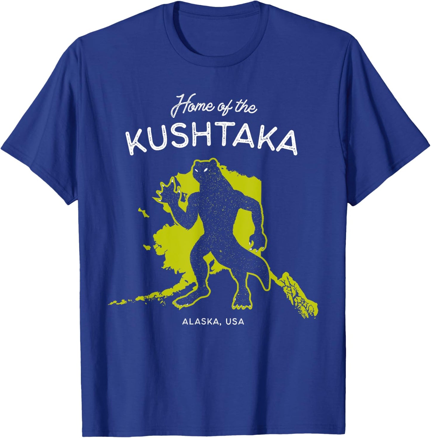 Home of the Kushtaka Otter Man - Alaska, USA Cryptid T-Shirt - T-Shirt | Royal
