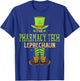The Pharmacy Tech Leprechaun Matching St Patricks Day T-Shirt - T-Shirt | Royal