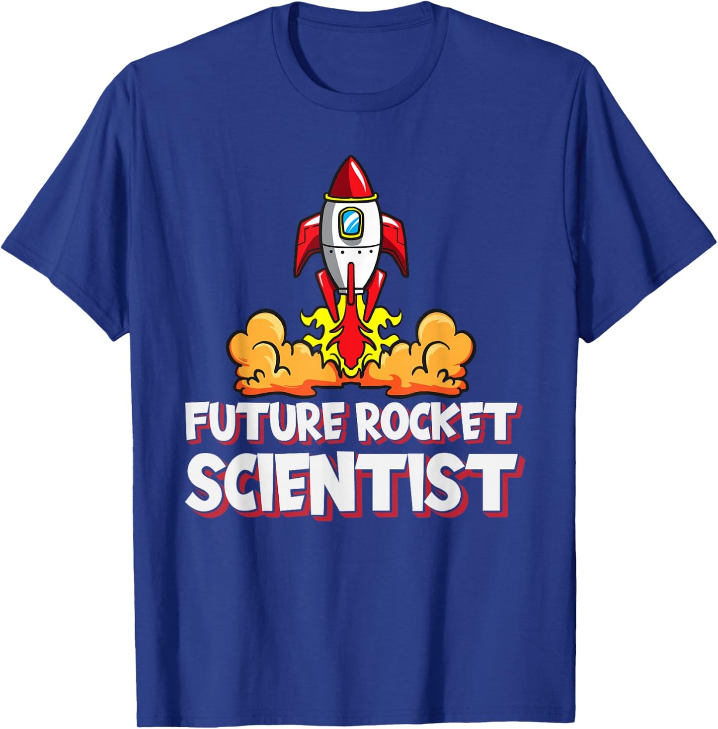 Future Rocket Scientist - Funny Rocket Science T-Shirt - T-Shirt | Royal