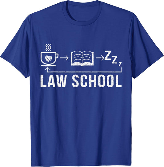 A Law School Student Lawyer Gift T-Shirt - T-Shirt | Royal