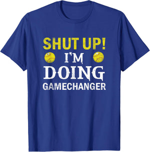 Softball Player Pitcher I'm Doing Gamechanger T-Shirt - T-Shirt | Royal