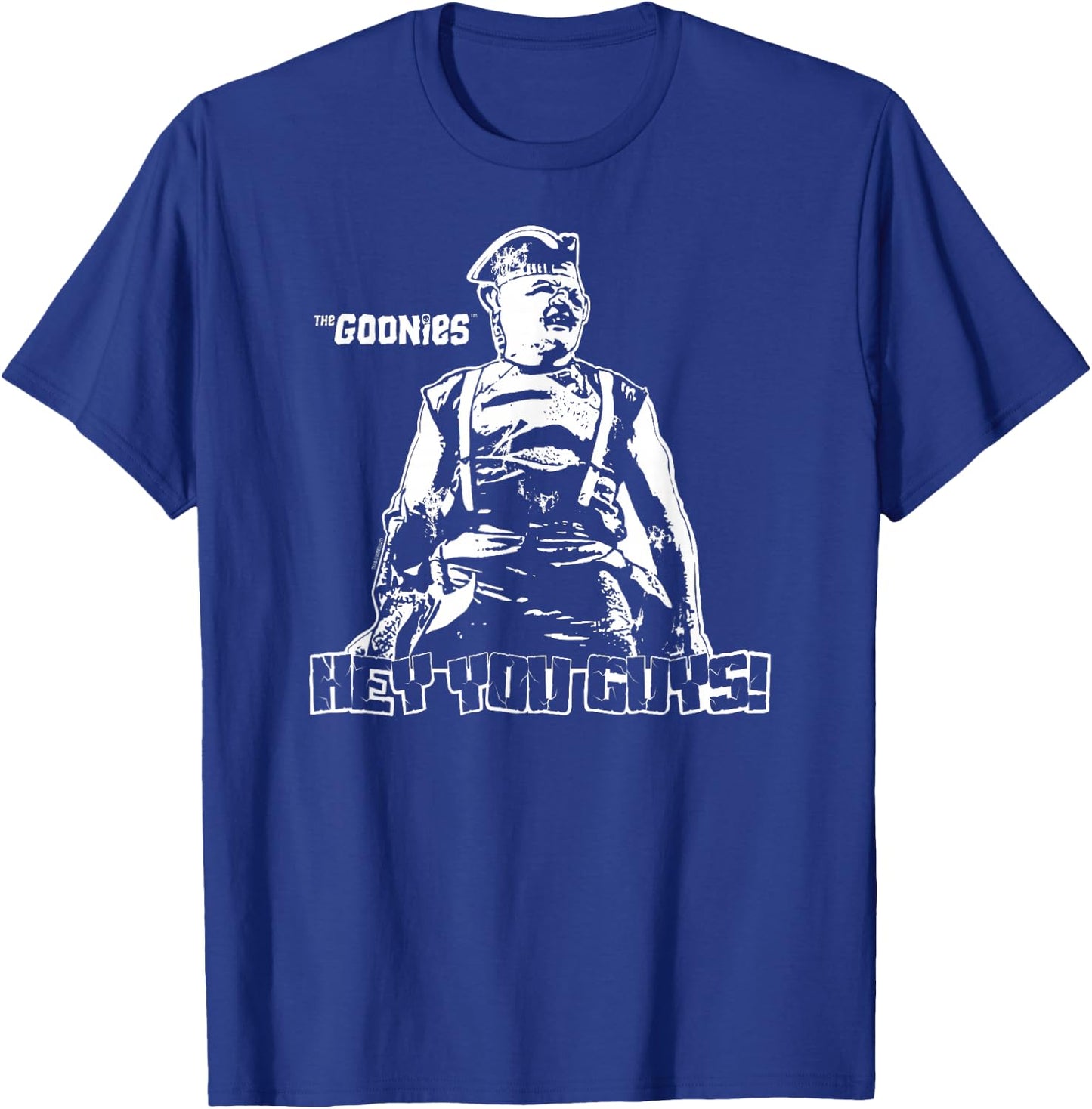 The Goonies Hey You Guys! Sloth Photo Movie T-Shirt - T-Shirt | Royal