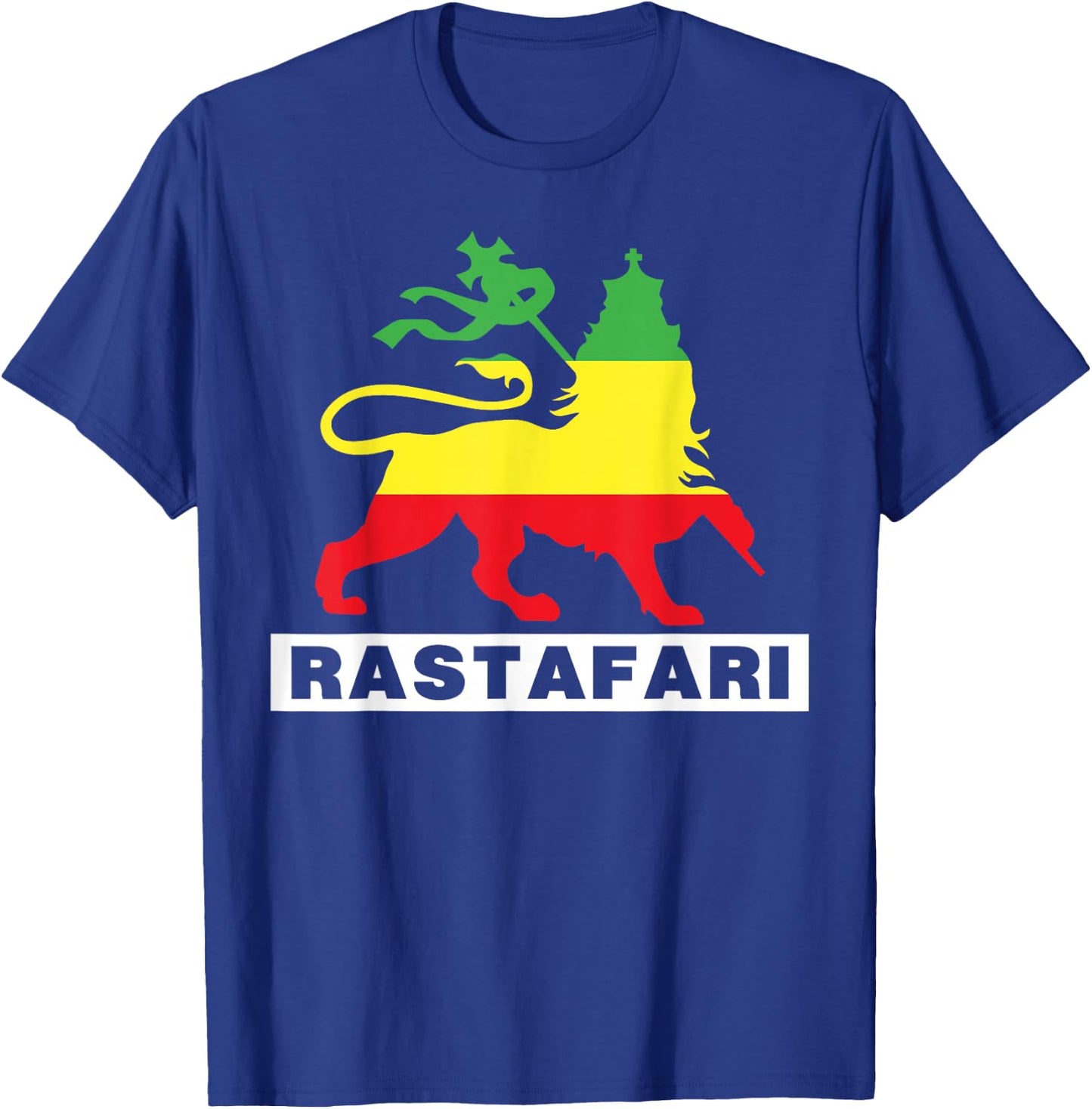 Lion of Judah Judah Rasta Rastafari Reggae T-Shirt - T-Shirt | Royal