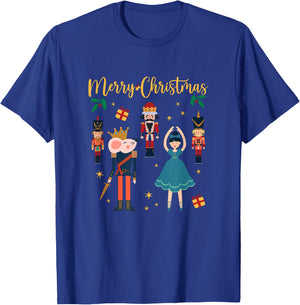 Matching Family Nutcracker Ballet Pajama Christmas Clara T-Shirt - T-Shirt | Royal