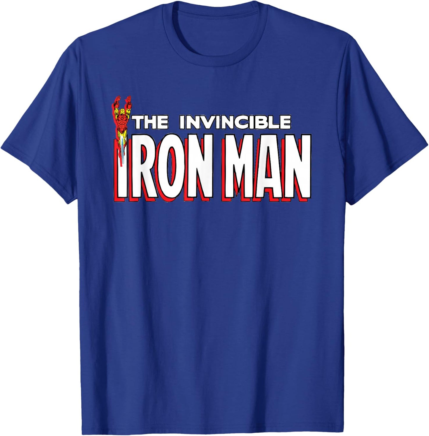Marvel The Invincible Iron Man Retro Comic Book T-Shirt - T-Shirt | Royal