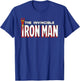 Marvel The Invincible Iron Man Retro Comic Book T-Shirt - T-Shirt | Royal