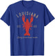 Louisiana Crawfish T Shirt Laissez le bon temps rouler T-Shirt - T-Shirt | Royal