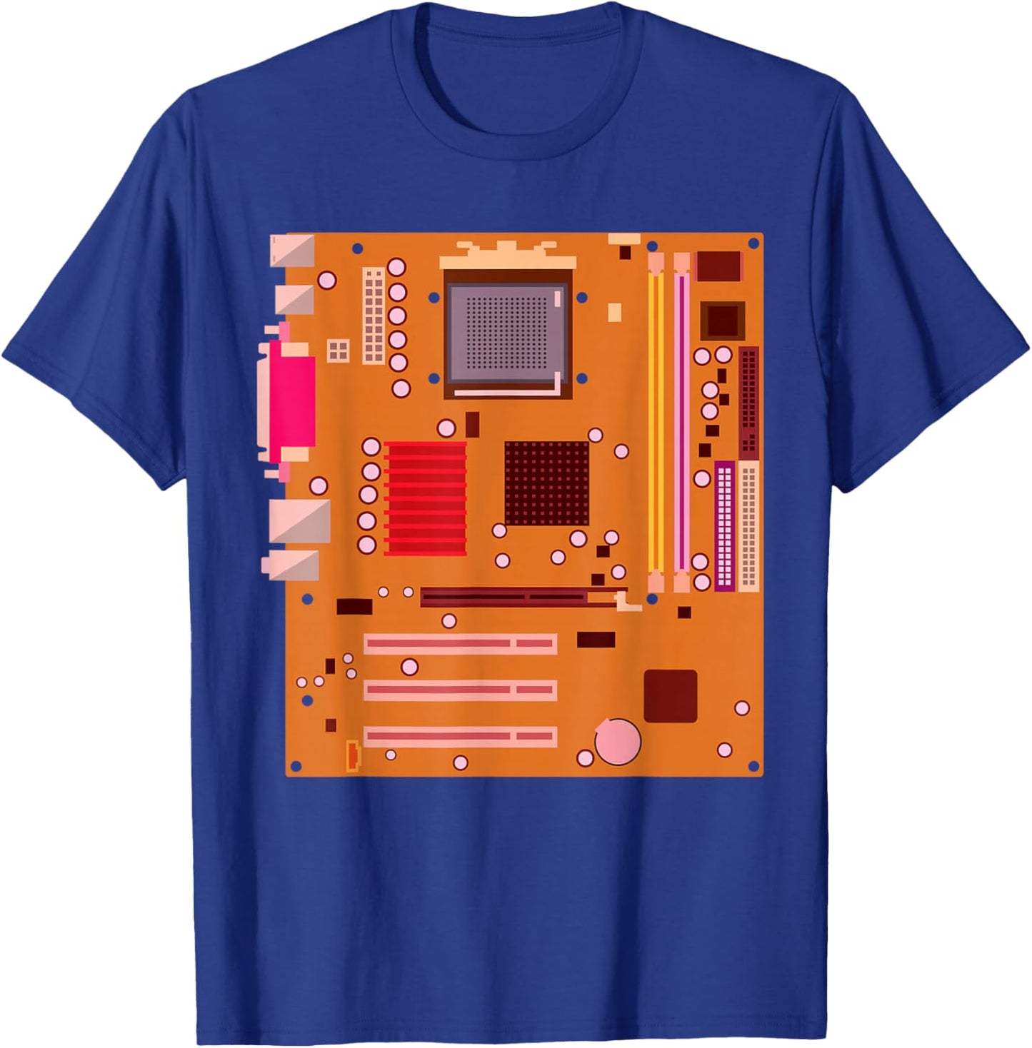 Electronics for devices and systems, circuit boards, soldering T-Shirt - T-Shirt | Royal